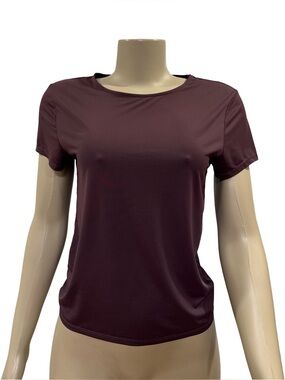 Primark Plum Long Sleeve Crew Neck Top